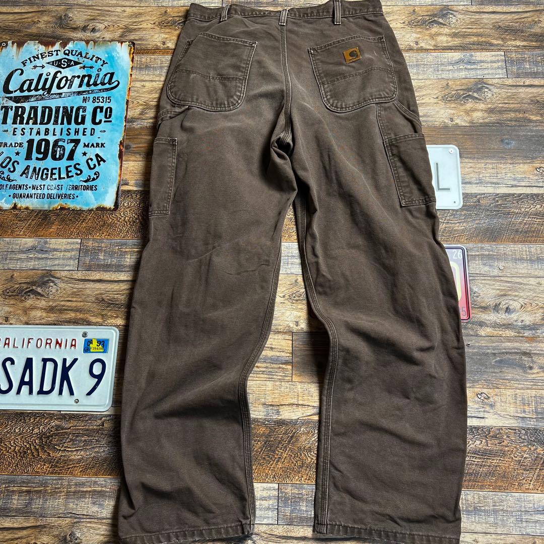 M*N様 Carhartt ペインターパンツ ダック地 フェード ブラウン系 W