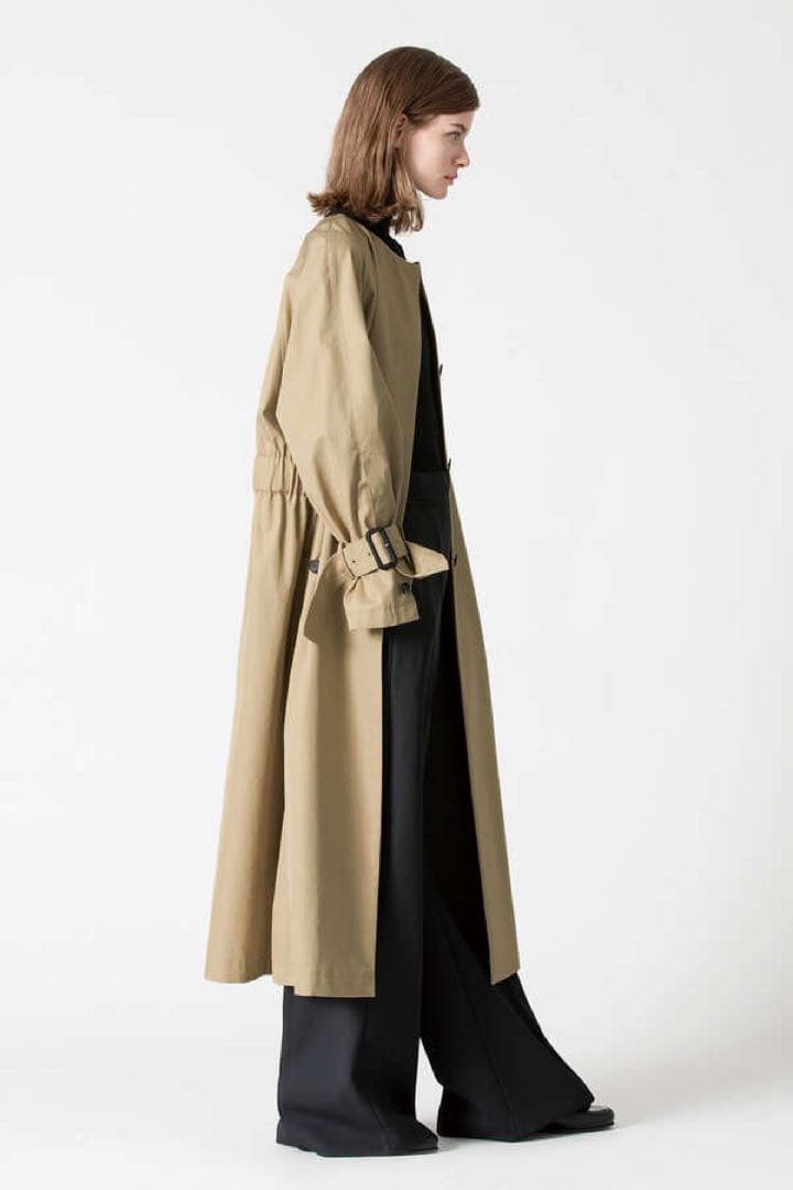 ADORE アドーア コンパクトコットンノーカラーコート