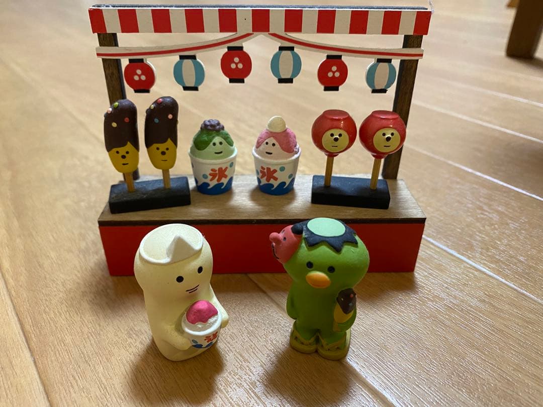 デコレ　コンコンブル　祭り　かっぱ　おばけ　屋台