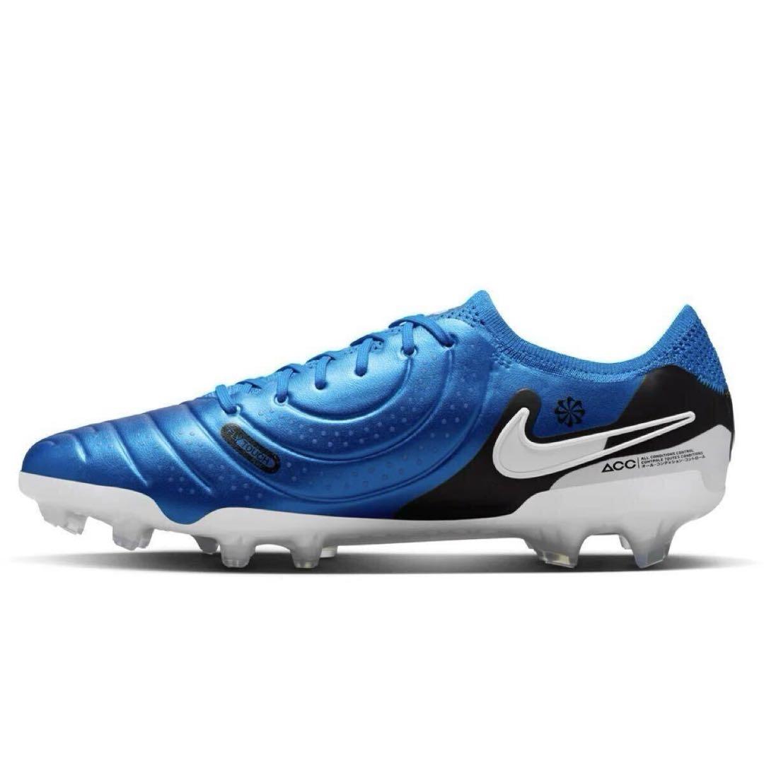 ナイキ 26.5 レジェンド 10 エリート スパイク サッカー FG 靴 青