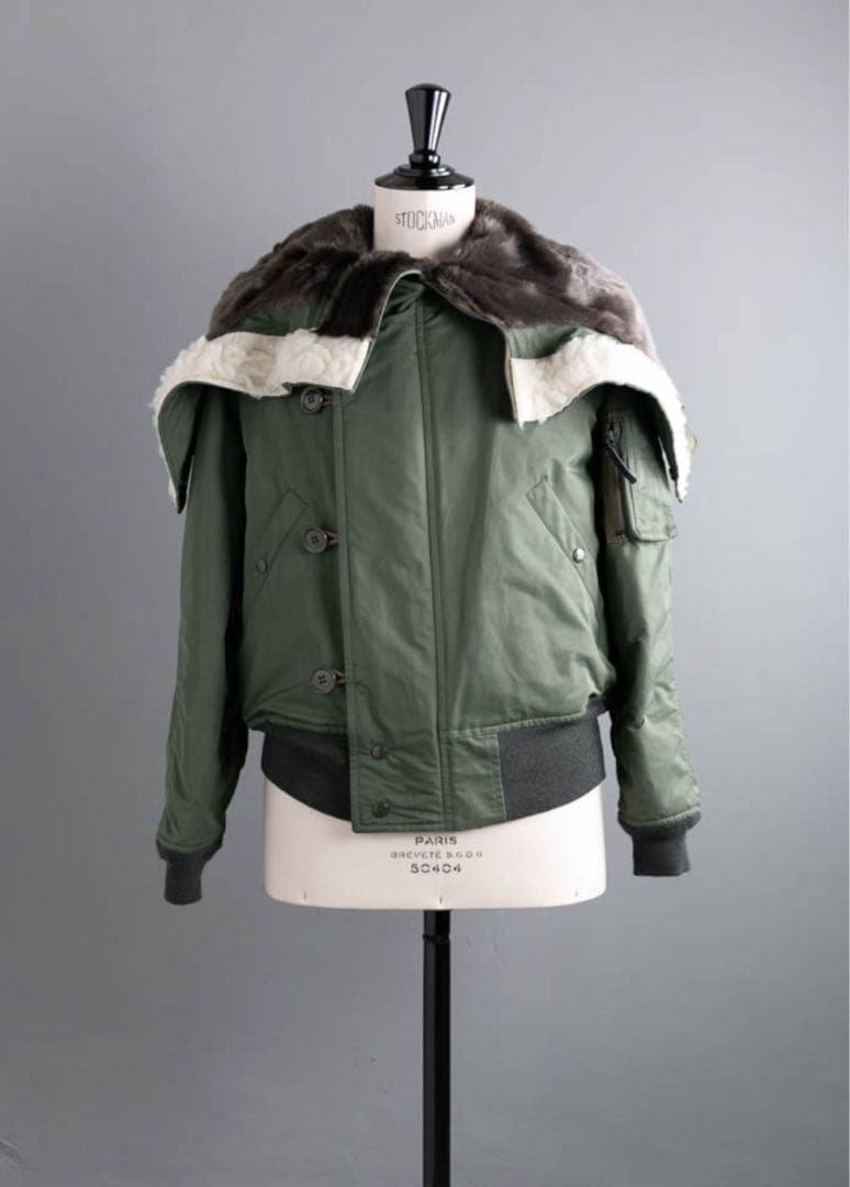 新品CIOTA シオタ　 スビンコットンナイロンツイルN-2Bフライトジャケット