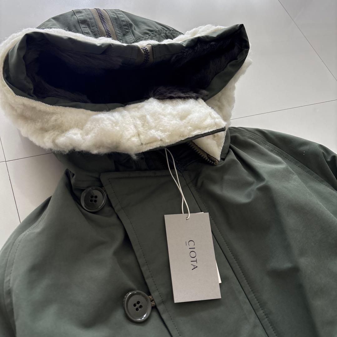 新品CIOTA シオタ　 スビンコットンナイロンツイルN-2Bフライトジャケット