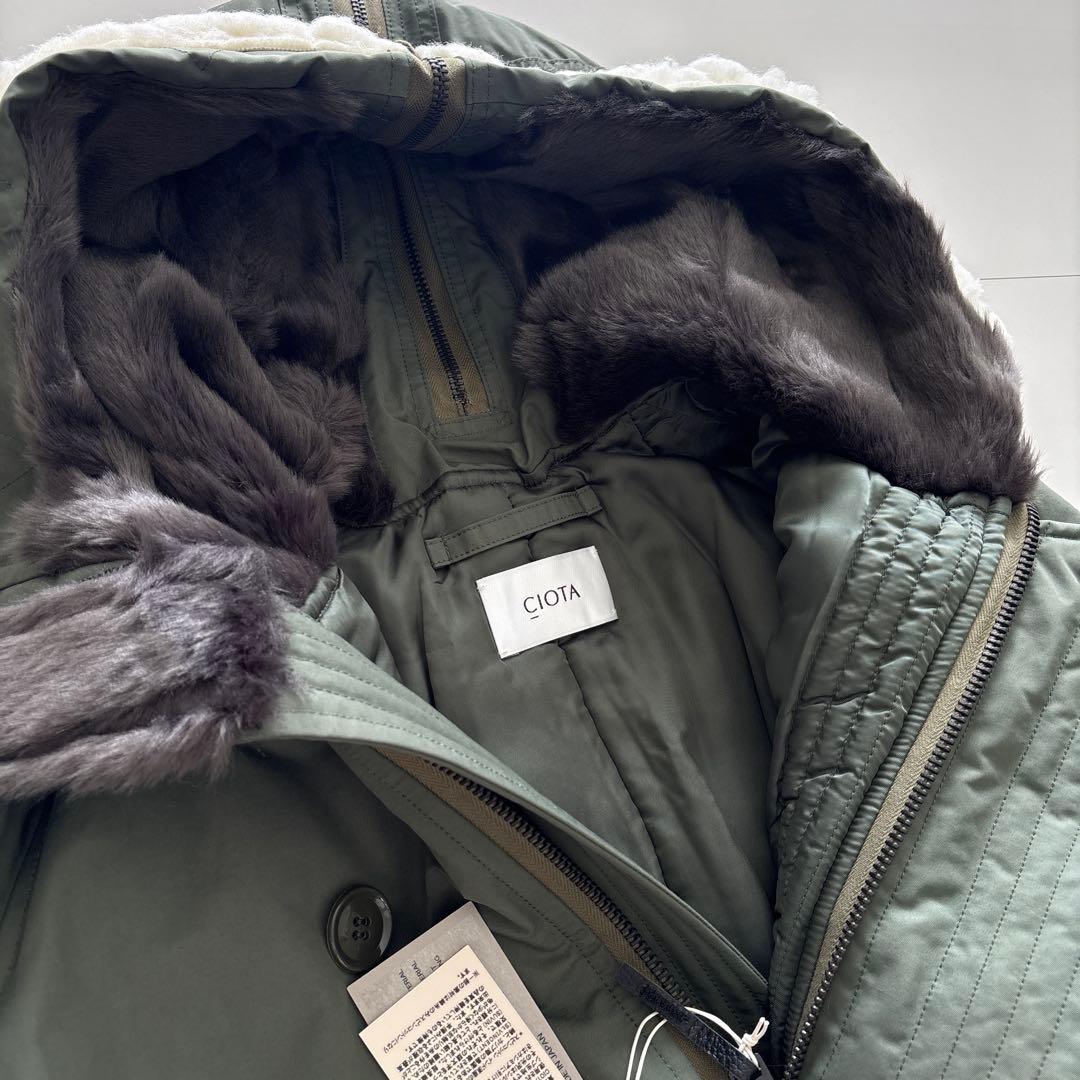 新品CIOTA シオタ　 スビンコットンナイロンツイルN-2Bフライトジャケット