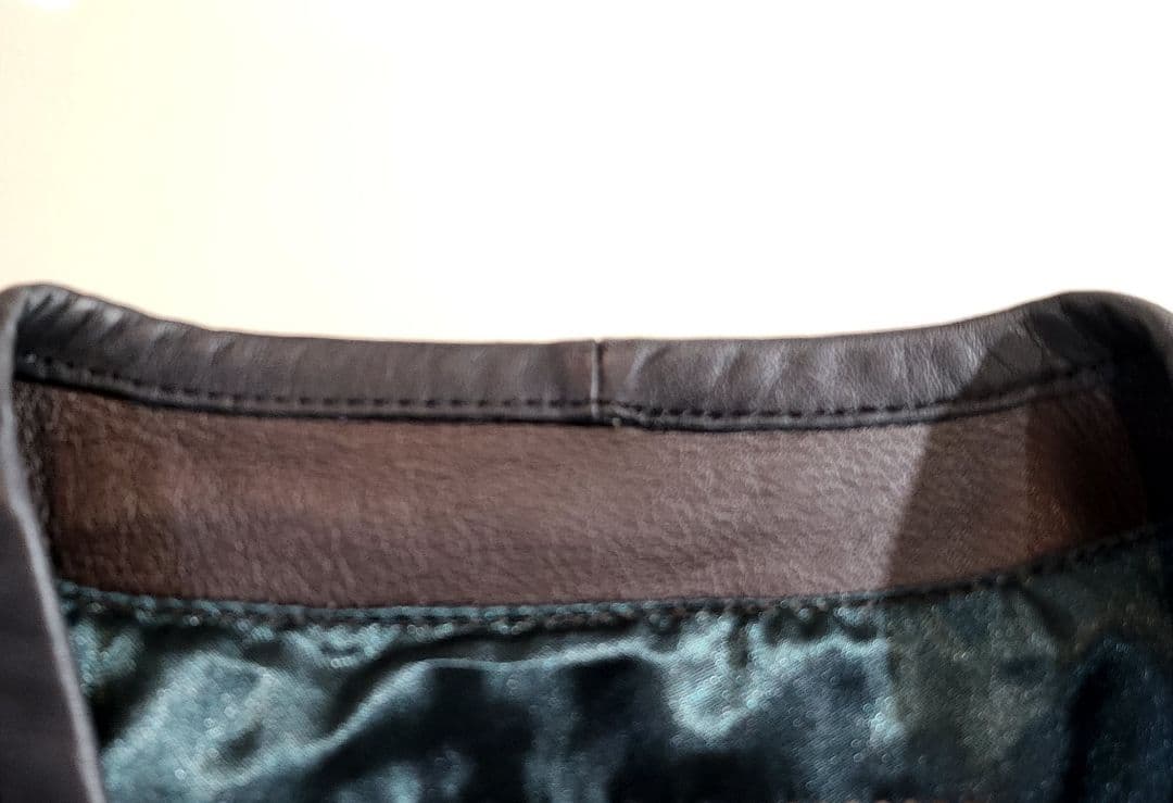 美品HARLEY DAVIDSON フレイム ファ イヤーパターン　レザーベスト