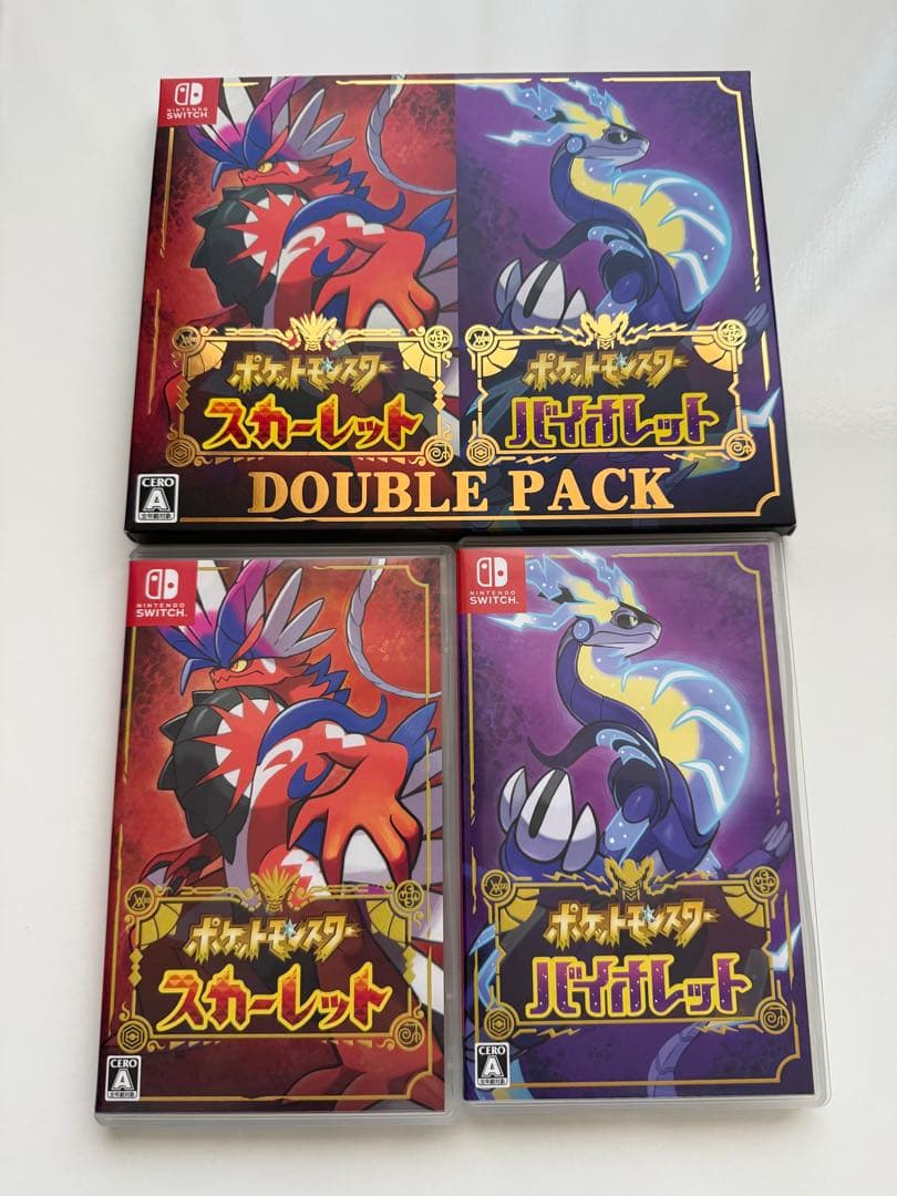 <匿名配送> ポケットモンスター スカーレット バイオレット ダブルパック