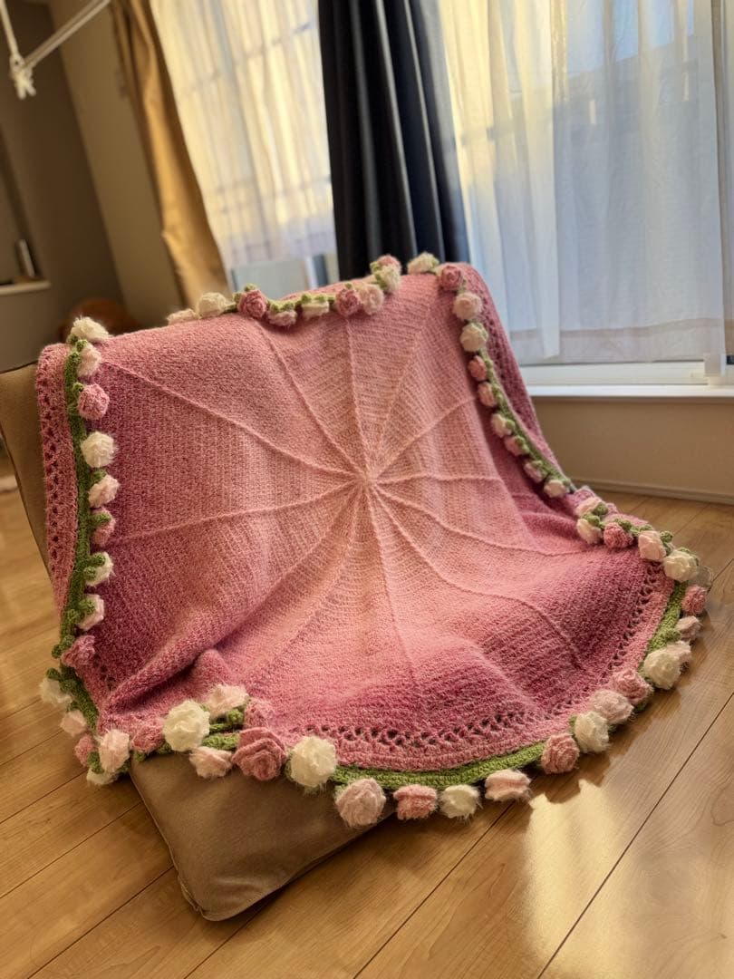 「ミーママさん専用」花束ブランケット150cm(12月6日までに)