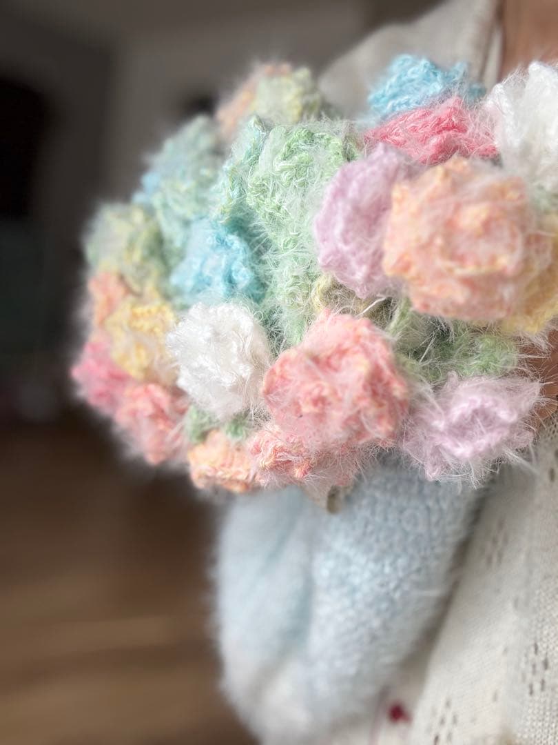 「Liruさん専用」花束ブランケット100cm+ 90cm(12月15日まで)