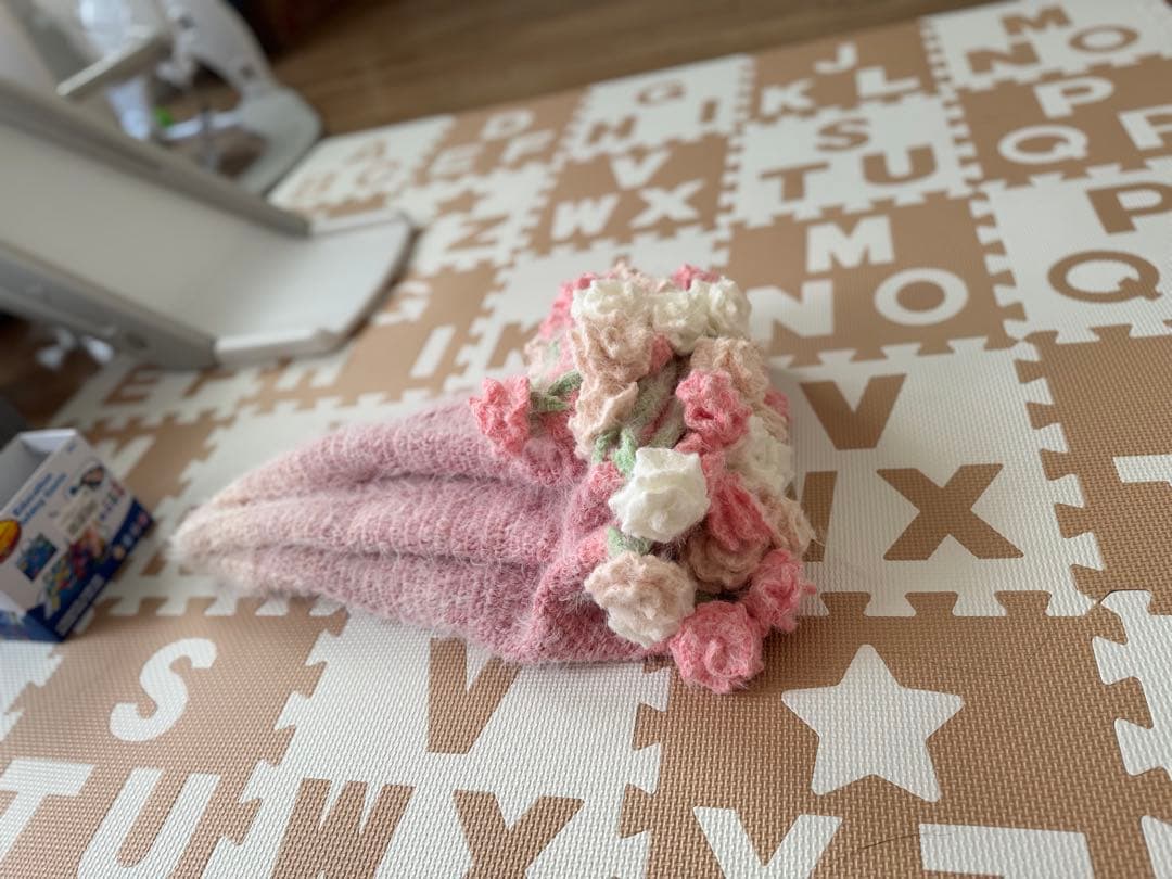 「Liruさん専用」花束ブランケット100cm+ 90cm(12月15日まで)