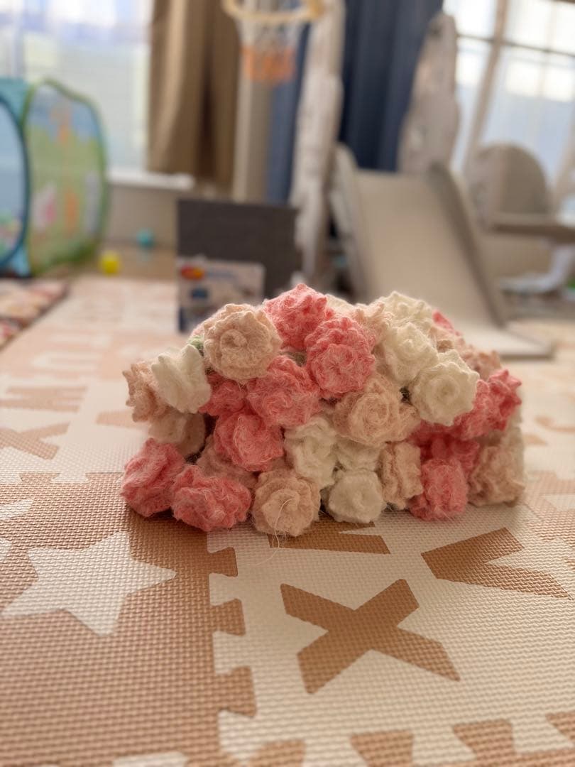 「Liruさん専用」花束ブランケット100cm+ 90cm(12月15日まで)