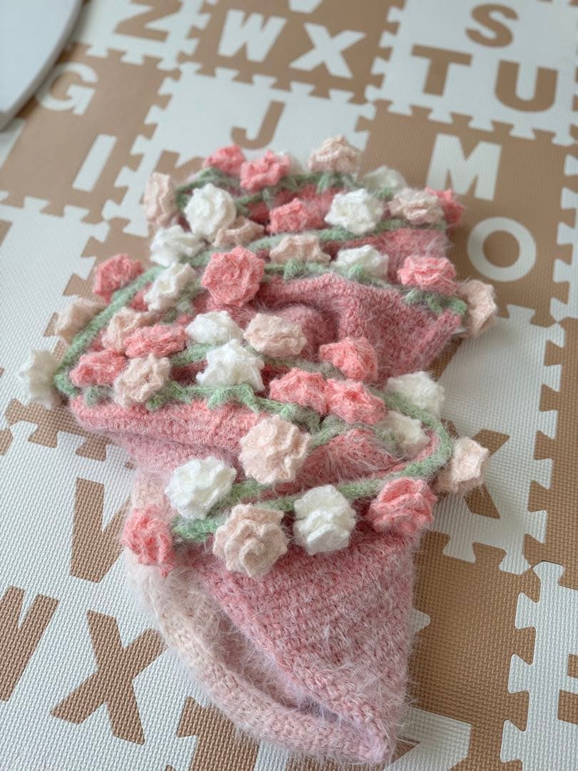 「Liruさん専用」花束ブランケット100cm+ 90cm(12月15日まで)