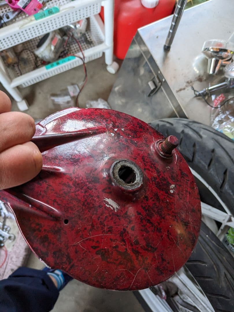 GS400 GSX400E　 星キャス　ドラムパネル 　スプロケタワーセット