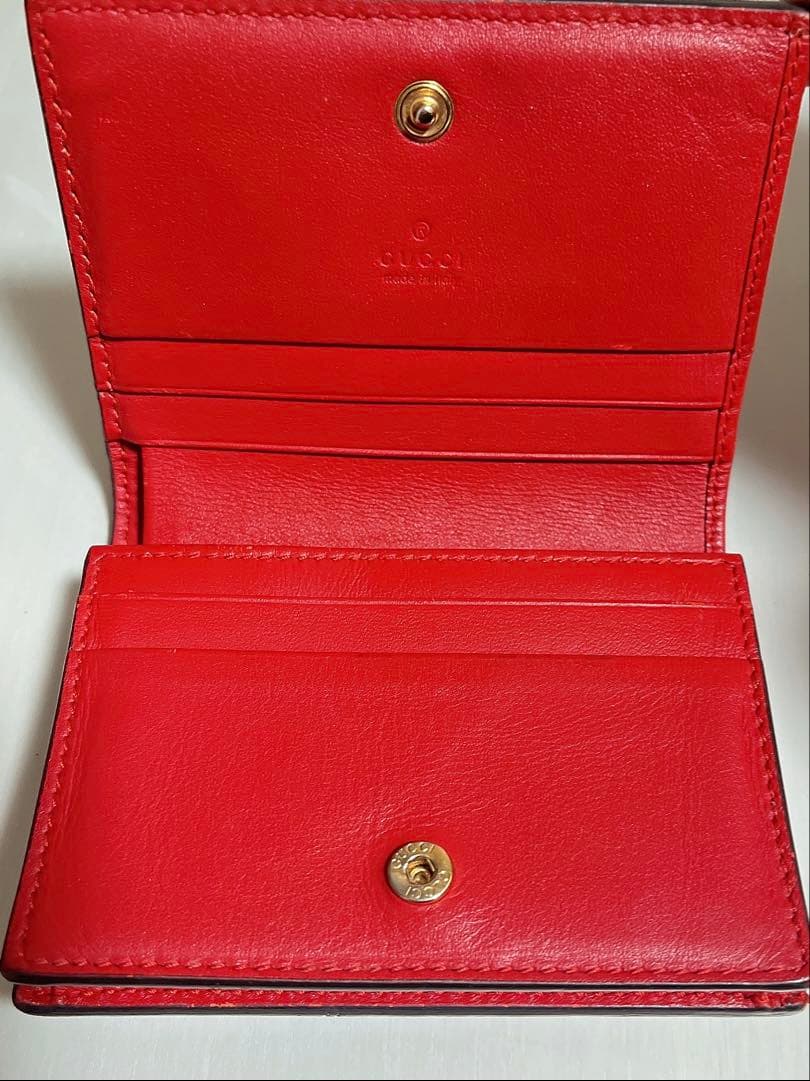 GUCCI グッチ 二つ折り財布 ブルームス フラワープリント