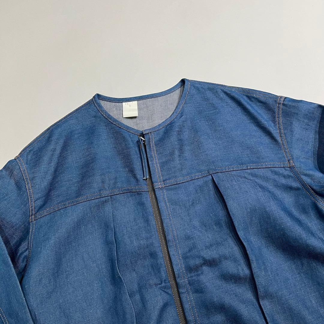 ジャケット・アウター N.HOOLYWOOD no collar chambray jacket