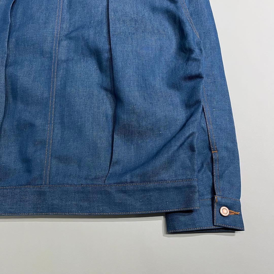 ジャケット・アウター N.HOOLYWOOD no collar chambray jacket