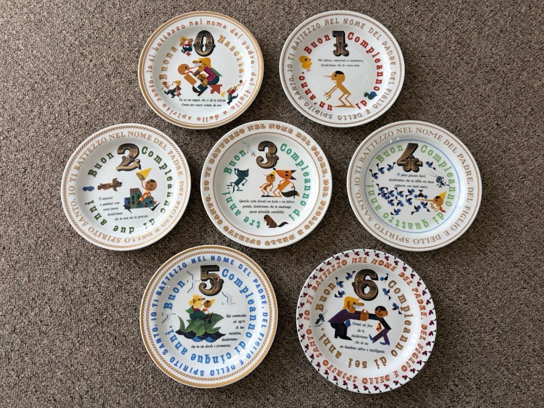 【錯乱坊さま専用】リチャードジノリ 誕生日プレート ピノキオ