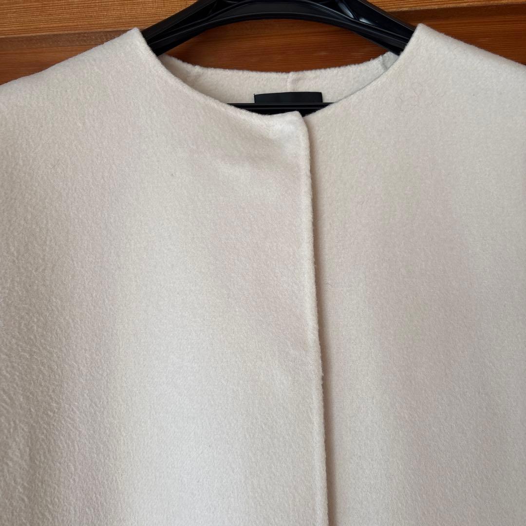 Theory ホワイト ロングコート