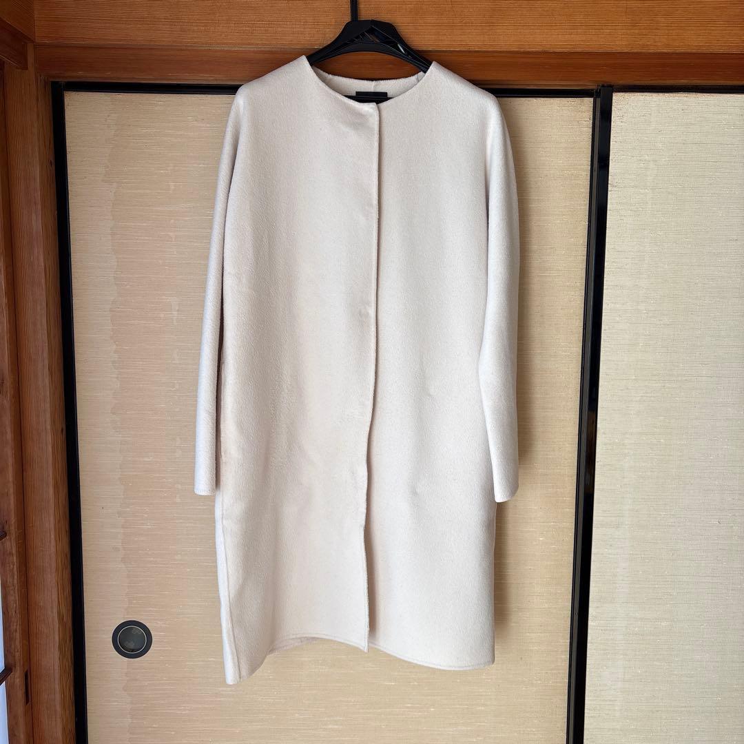 Theory ホワイト ロングコート