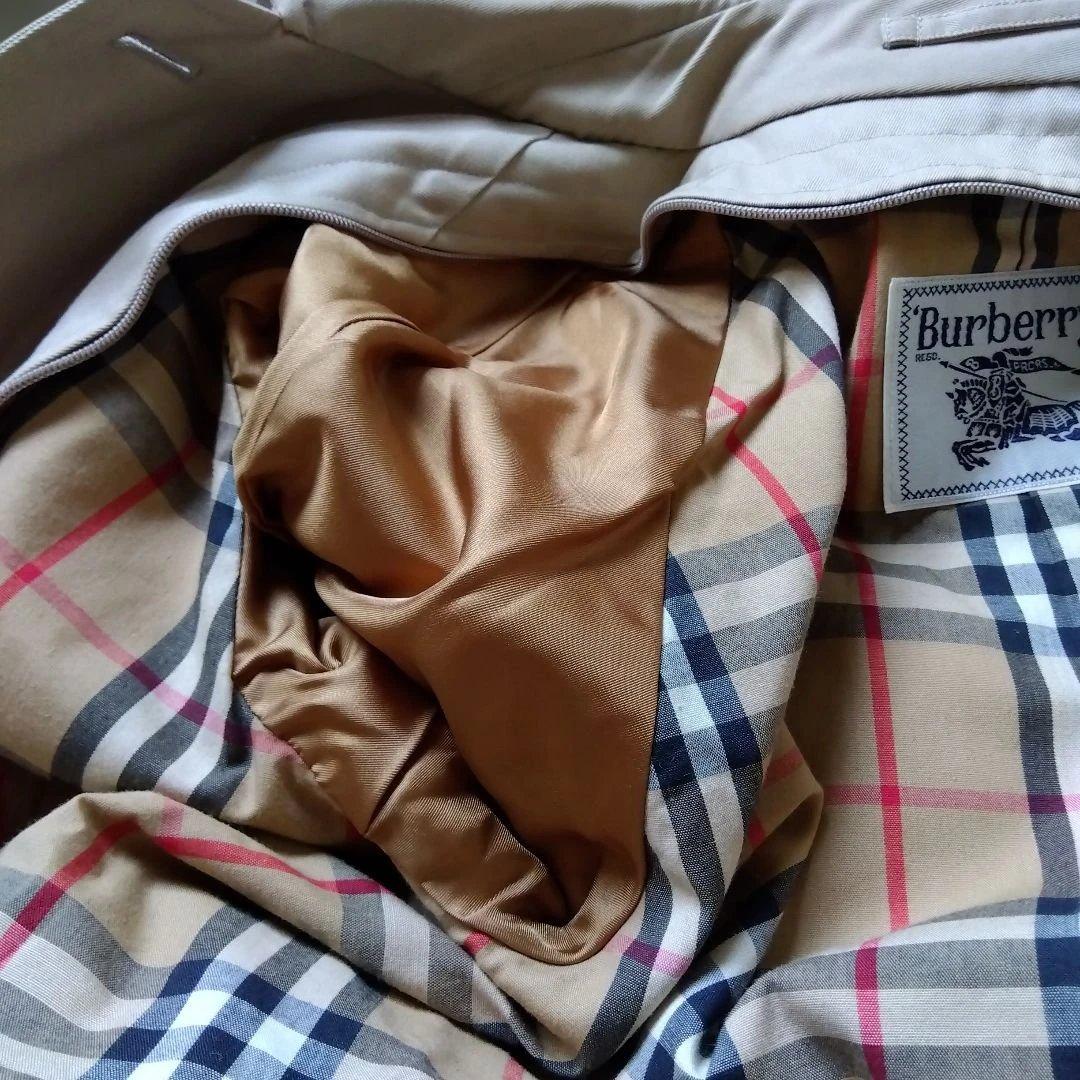 バーバリー　Burberry ベージュ ステンカラーコート　9号　ライナー無し