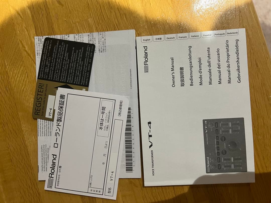 Roland VT-4 おまけ付き