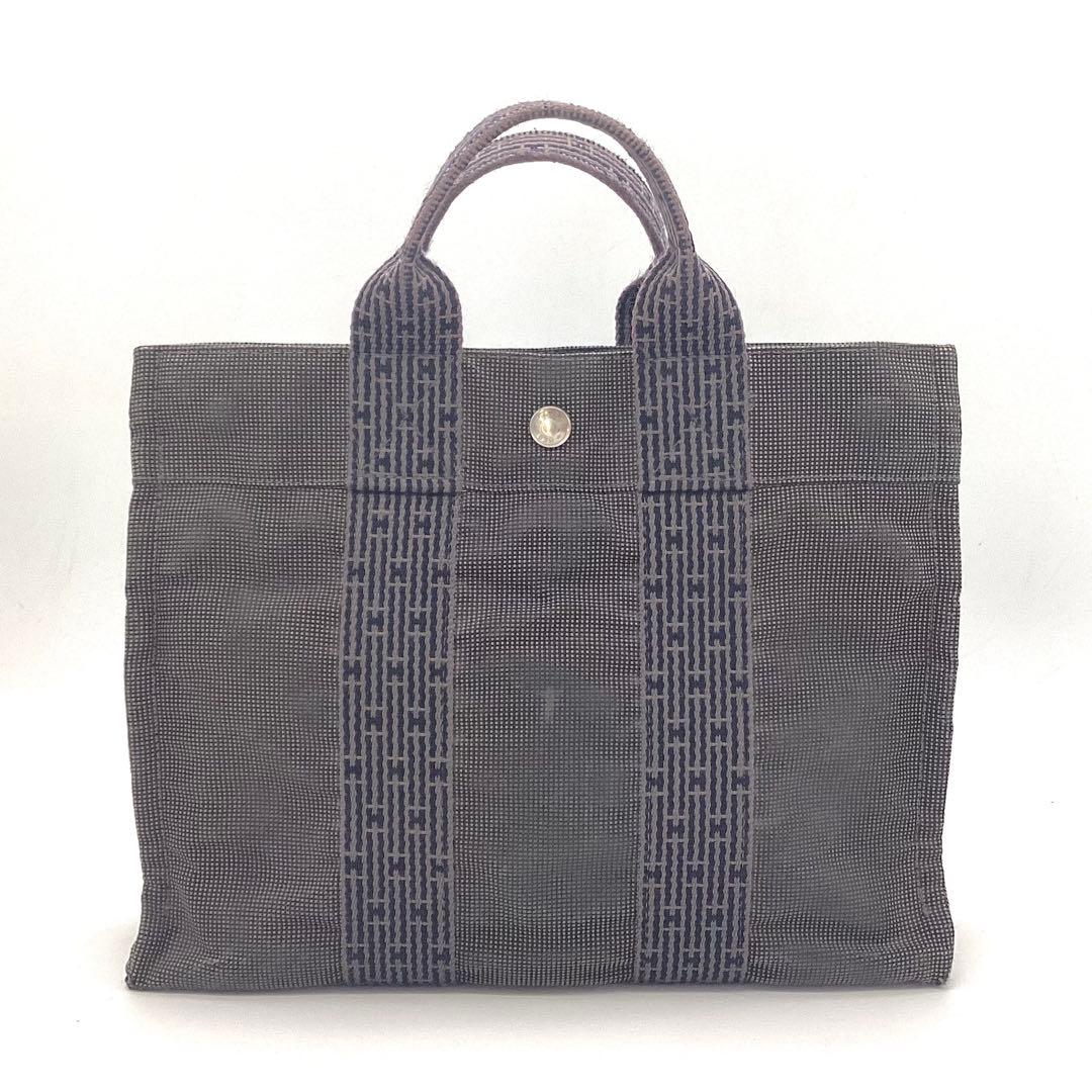 エルメス　エールラインPMトートバッグ　メンズ　レディース　男性　女性　ナイロン