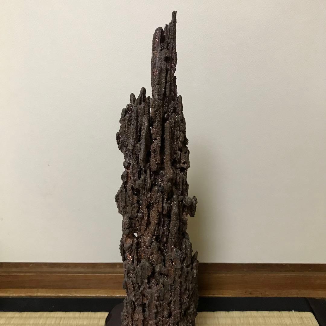 銅滴　含金銀銅製　重量約4.7㎏　住友金属鉱山株式会社謹製　高さ約41.5㎝