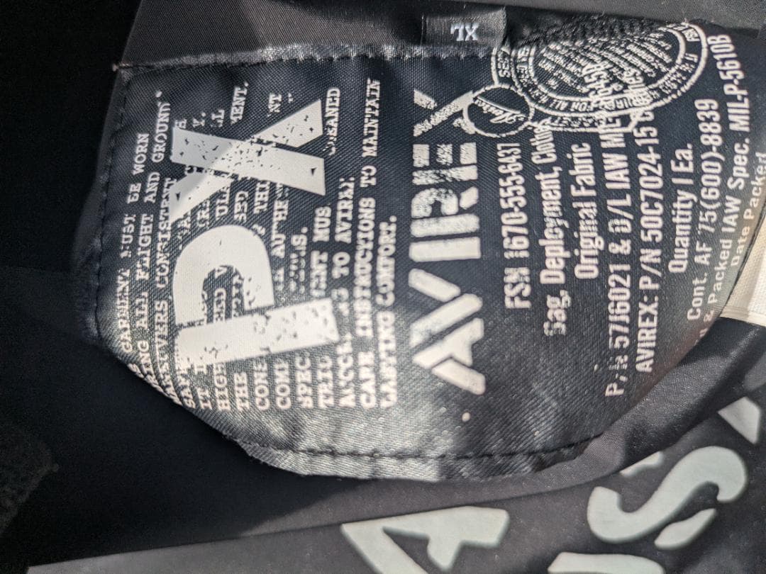 USA空軍 MA-1ジャケット ブラック