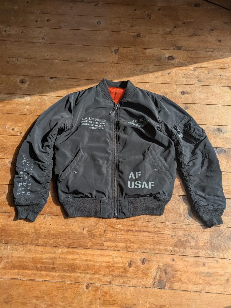 USA空軍 MA-1ジャケット ブラック