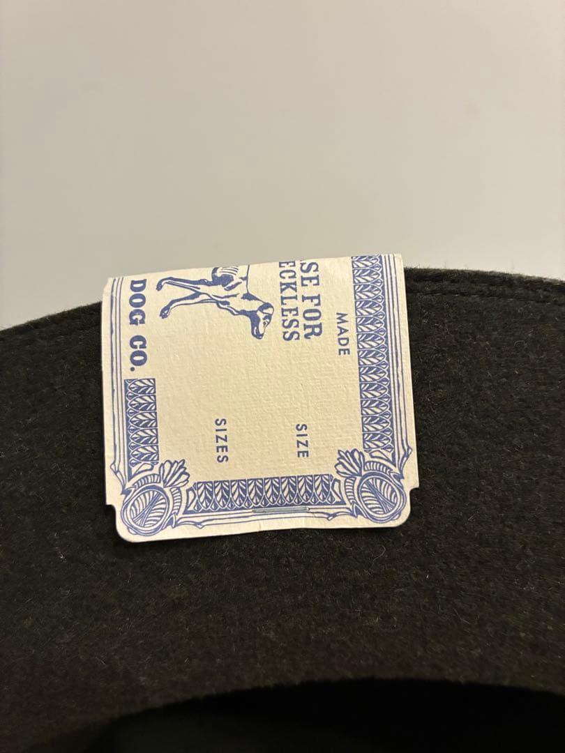 【美品】HWdog&co トラベラーハット　オリーブグリーン