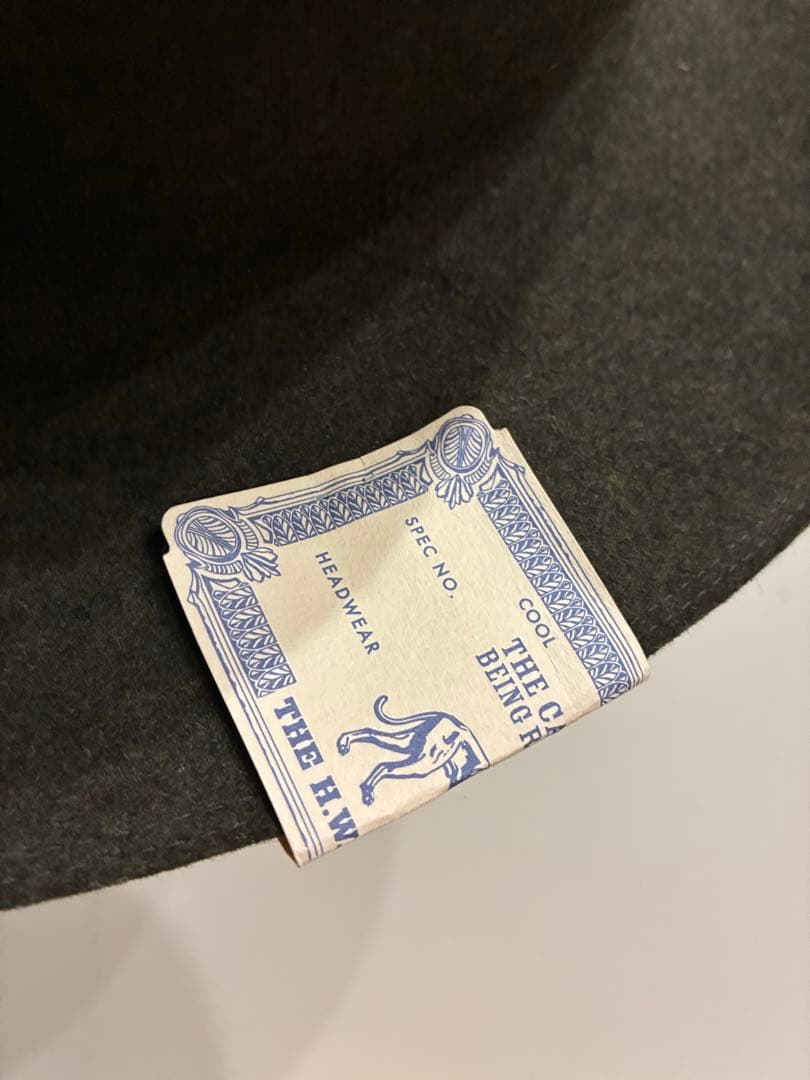 【美品】HWdog&co トラベラーハット　オリーブグリーン