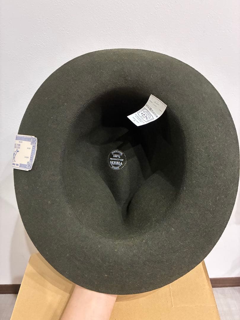 【美品】HWdog&co トラベラーハット　オリーブグリーン