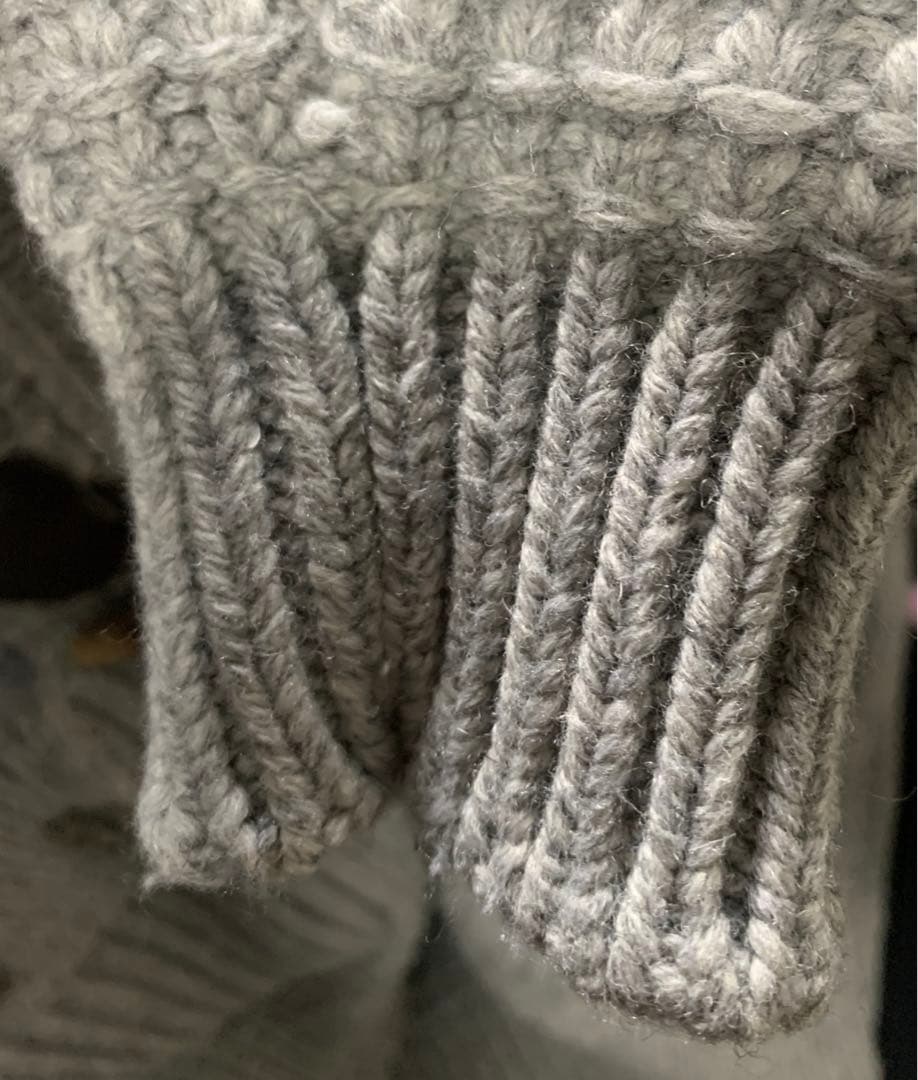 quattro2345 Bark ビームス別注ニットダッフルコート裏付き