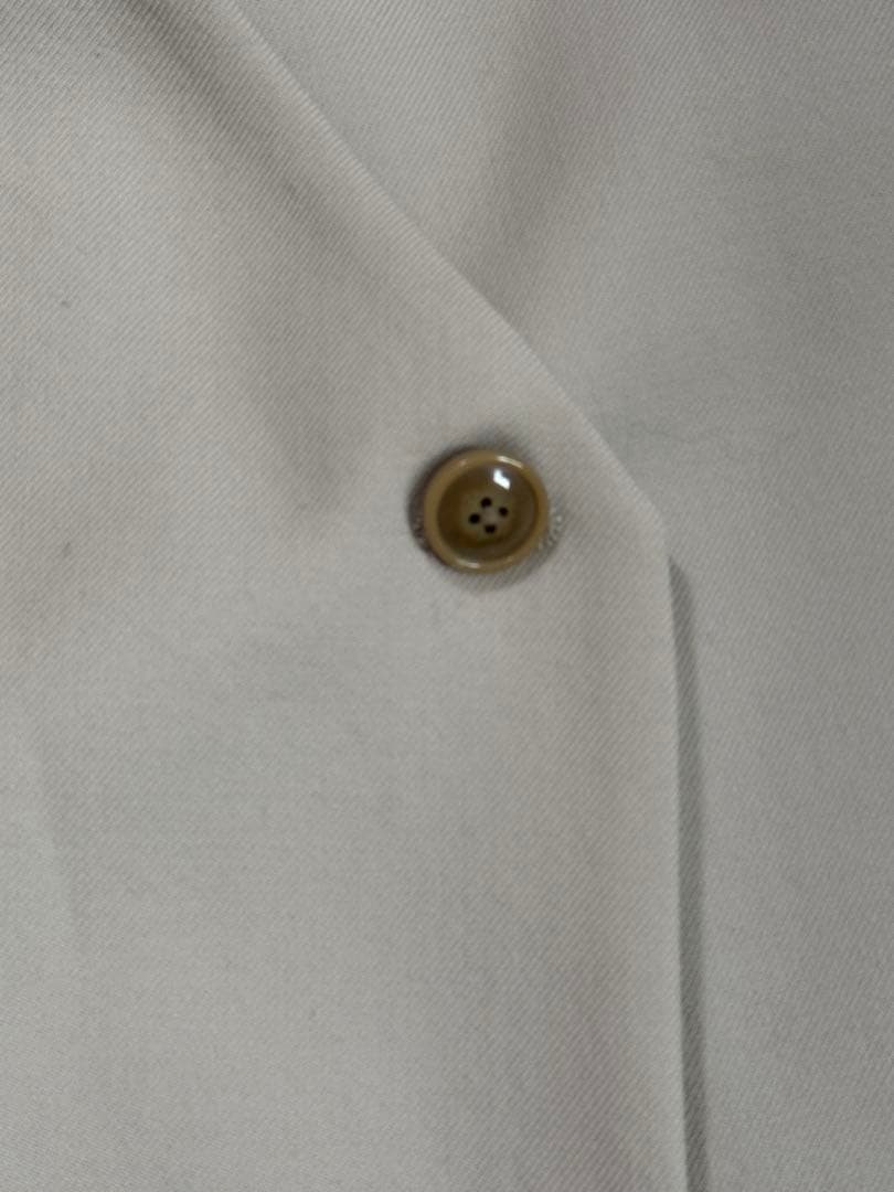 IIROTノーカラーミドルスリーブウールジャケット/アイボリー