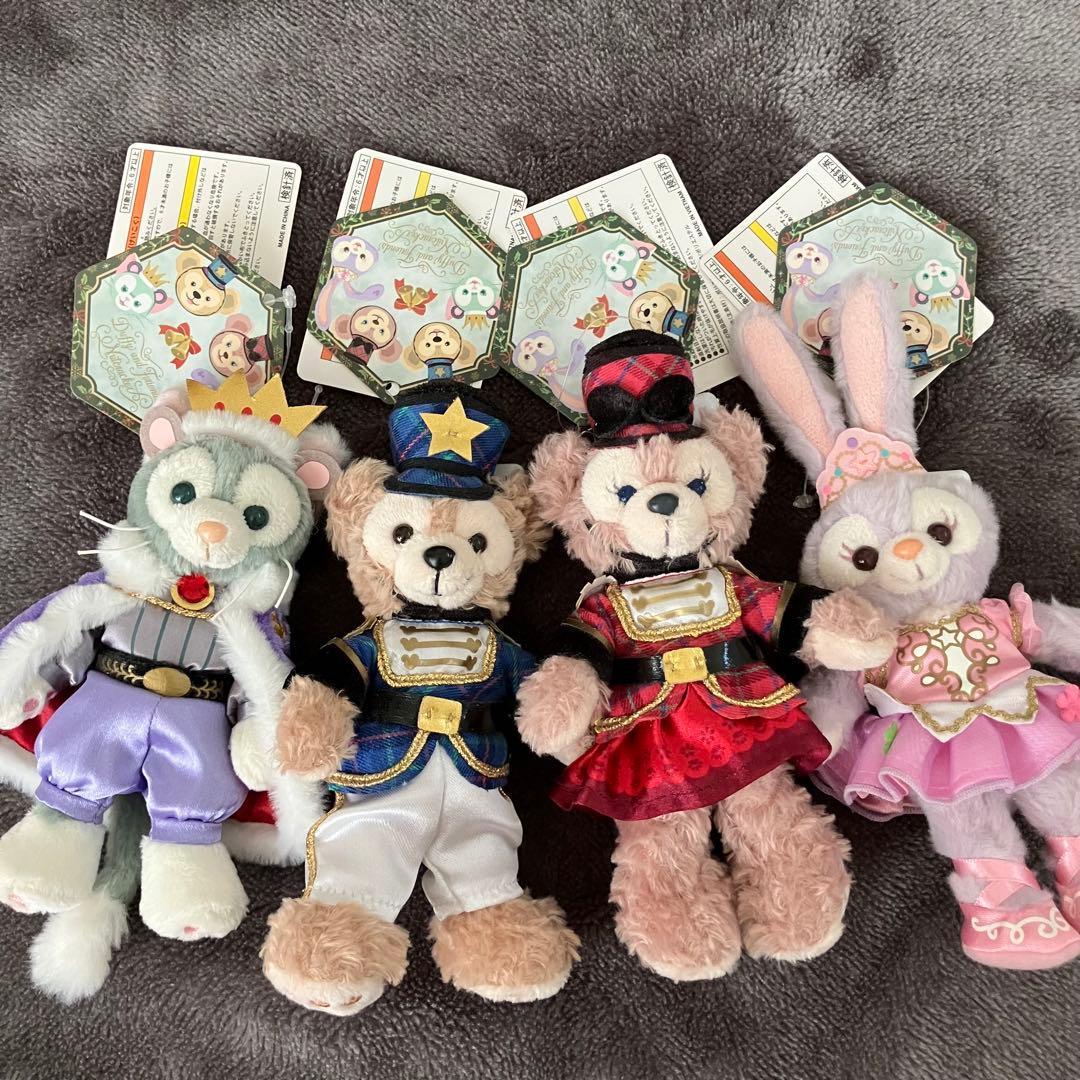 ダッフィー&フレンズ　ぬいぐるみバッジ　くるみ割り人形　クリスマス