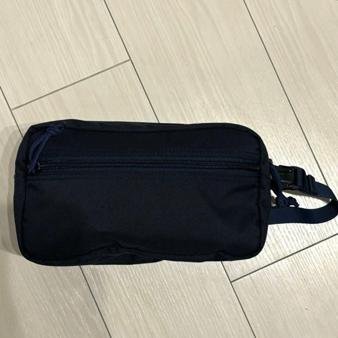 新品BRIEFINGブリーフィング ゴルフ ダブルジップポーチ ポーチ ネイビー
