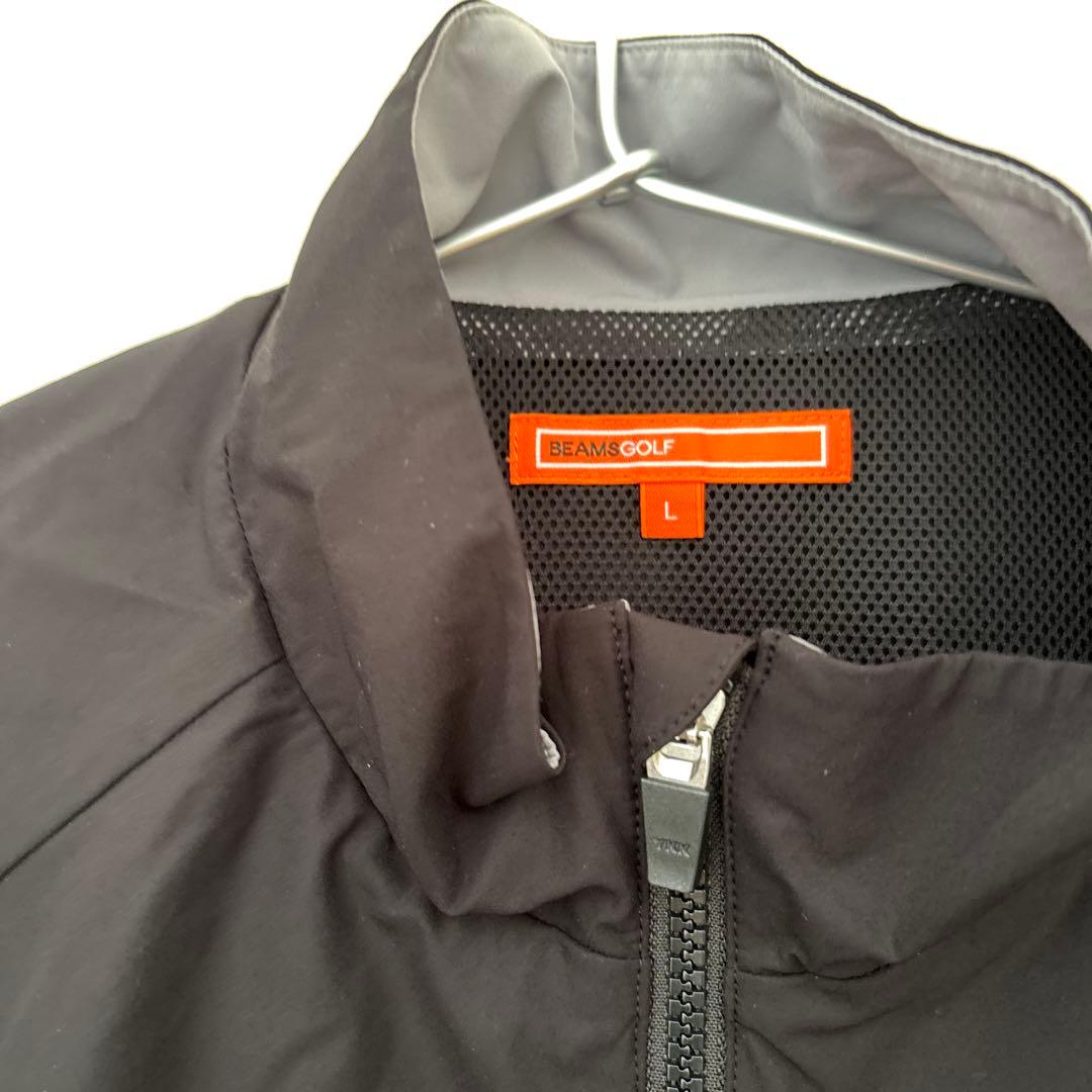 【BEAMS GOLF】レディース ブラック ブルゾン ジャケット Lサイズ