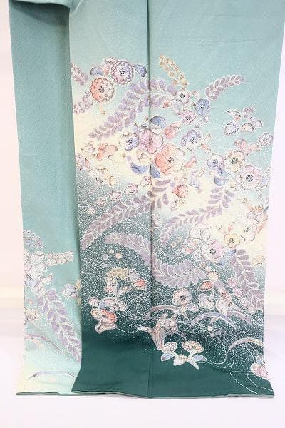 ★専用★美品 訪問着 辻が花 縮緬地 トールサイズ 身丈168cm 裄丈69