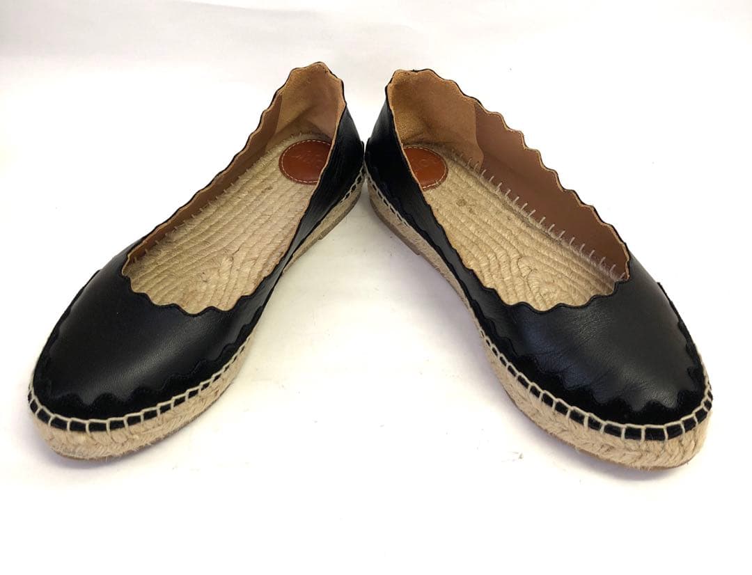 Chloe クロエ エスパドリーユ Lauren フラット シューズ 37