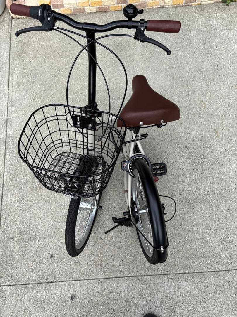 【引き取り限定】◾️美品◾️ オートライト 折りたたみ自転車 6段変速