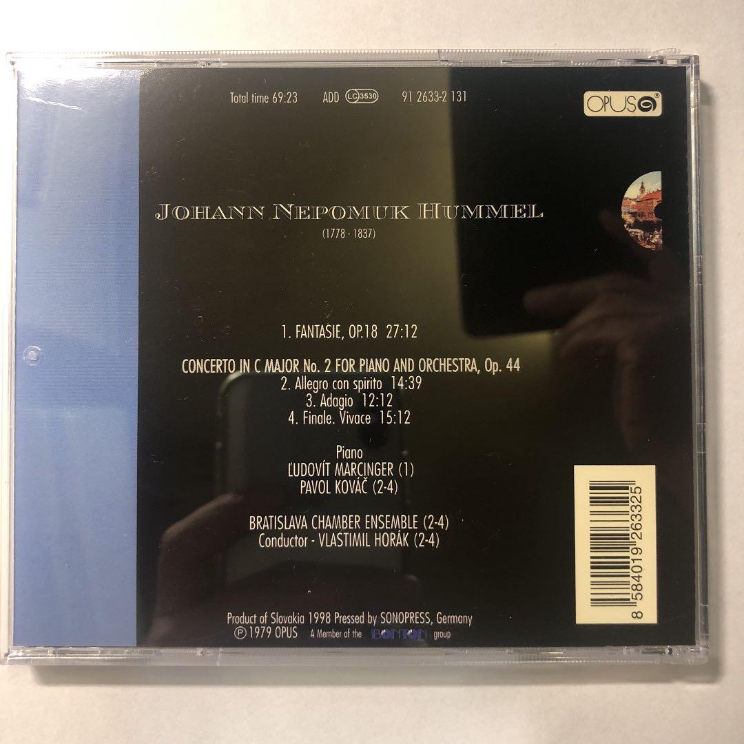 フンメル-ピアノ作品集　Hummel - Piano Works