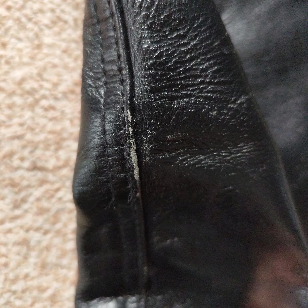 Back Drop レザーパンツ 31 ブラック