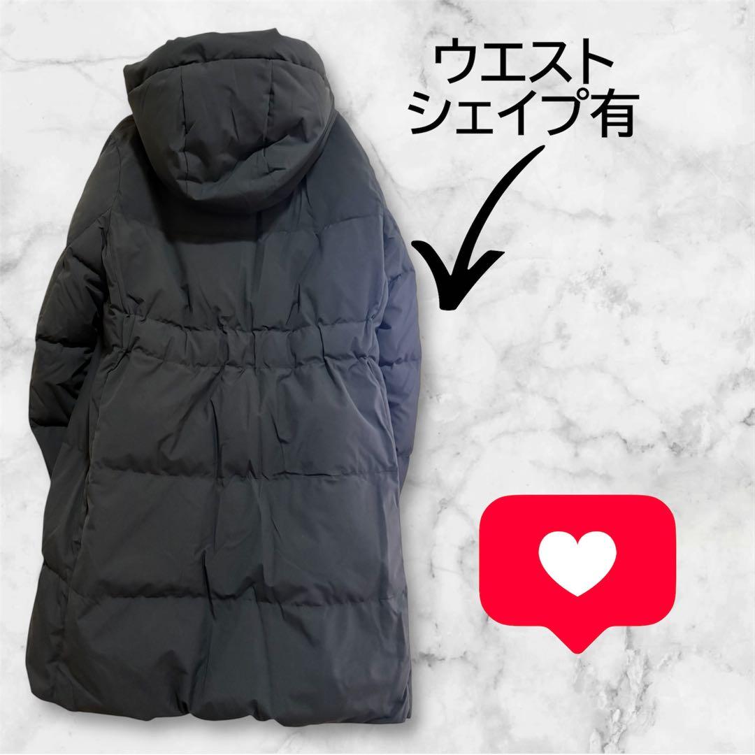 Mori【COMME CA ISM 】ブラックダウンロングコート