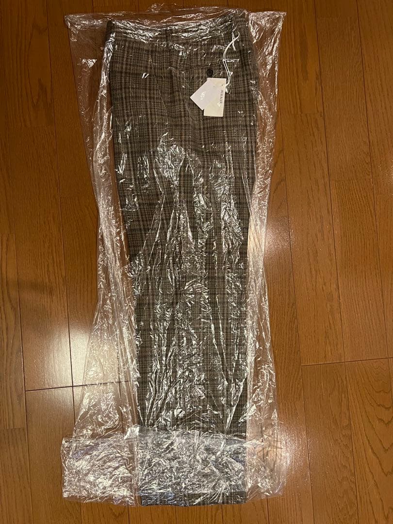 AURALEE SILK LINEN NEP CHECK SLACKS サイズ3