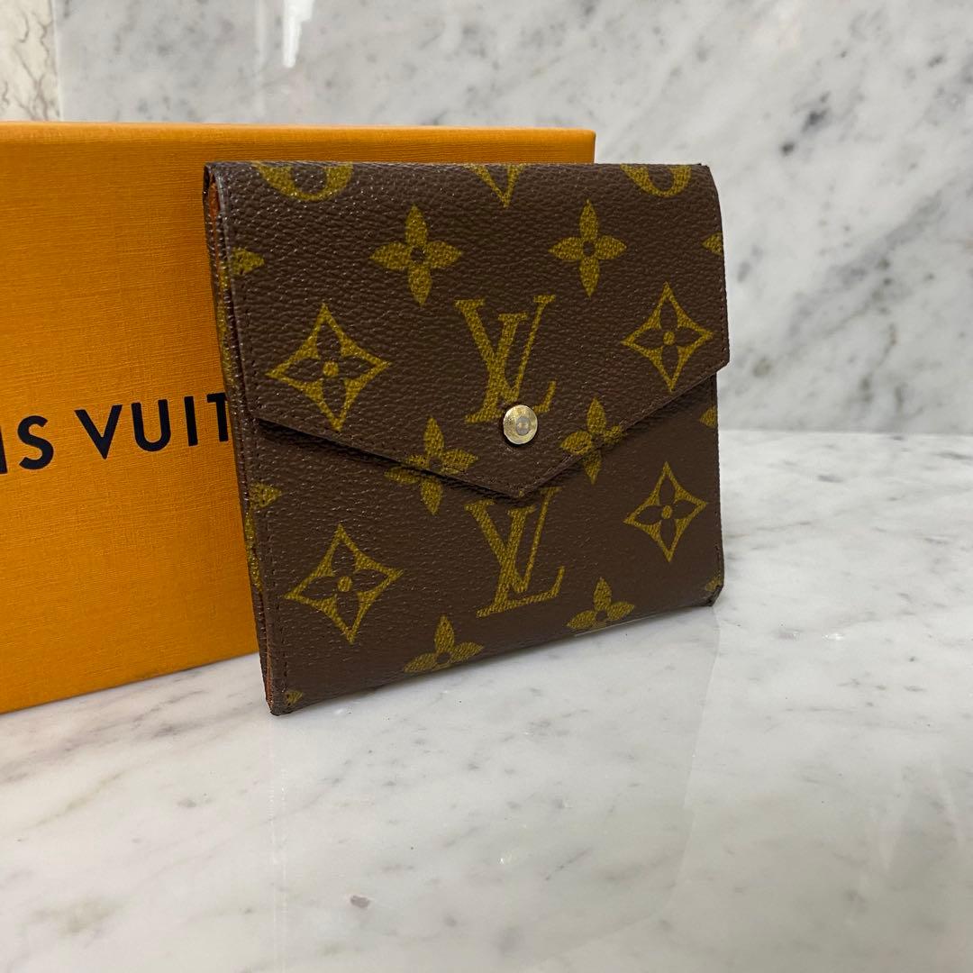 LOUIS VUITTON ルイヴィトン 三つ折財布 レター モノグラム
