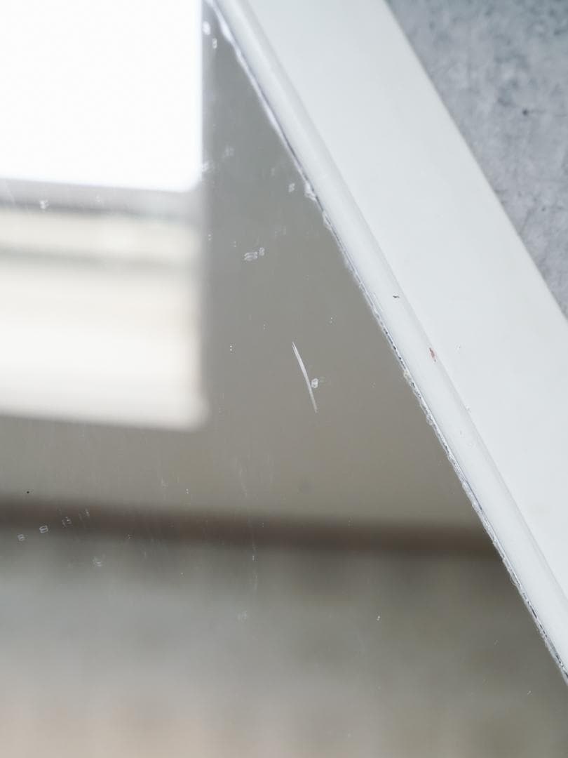 vintage サイドテーブル ミラー付きワゴン/収納 ミニマル