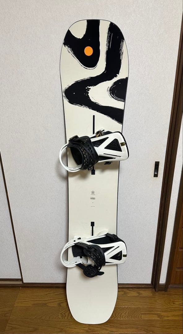 Burtonスノーボード板　ビンディング付き