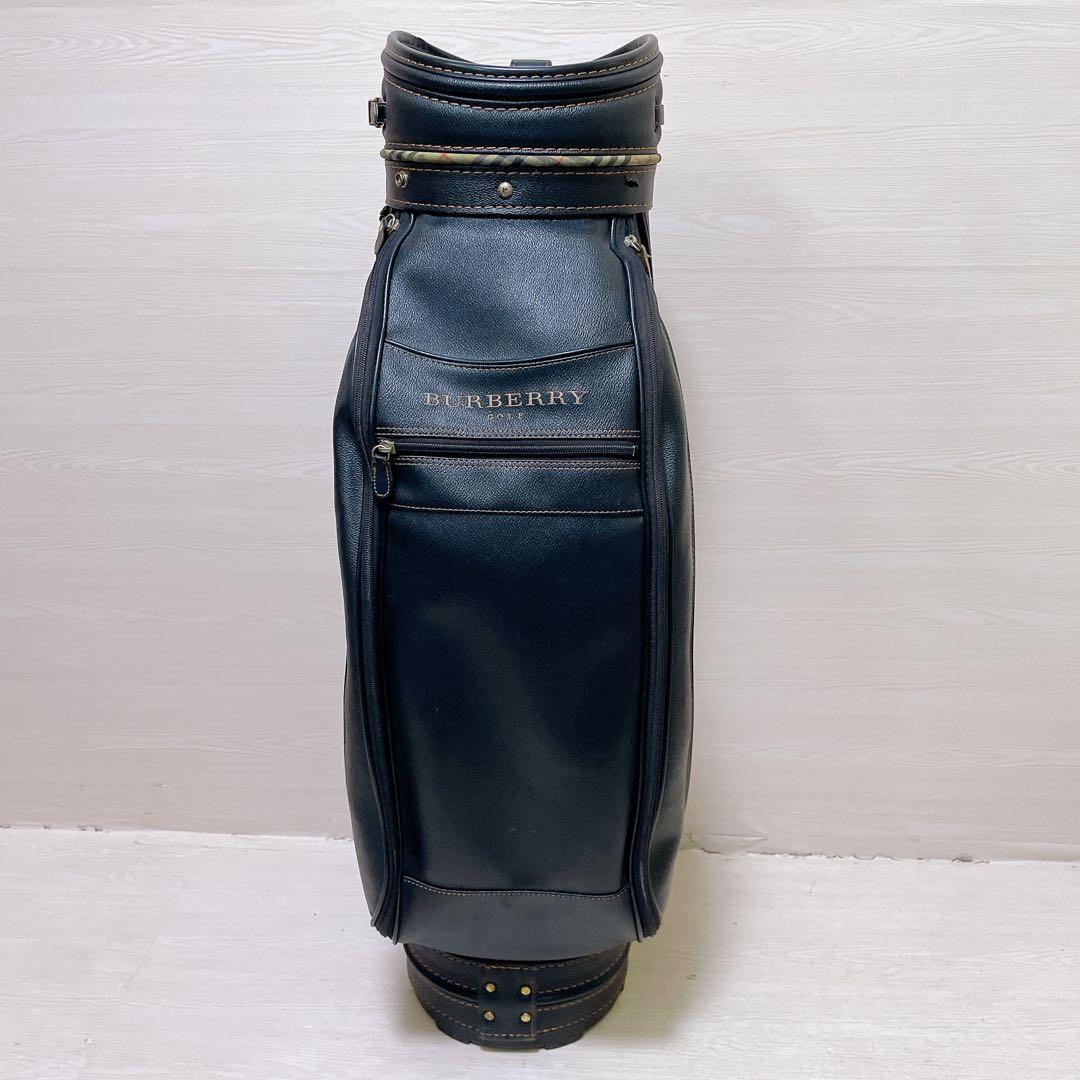 バーバリー キャディバッグ ノバチェック 9型 5分割 ブラック