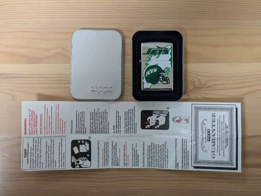 アクセサリー Zippo New York Jets 1997