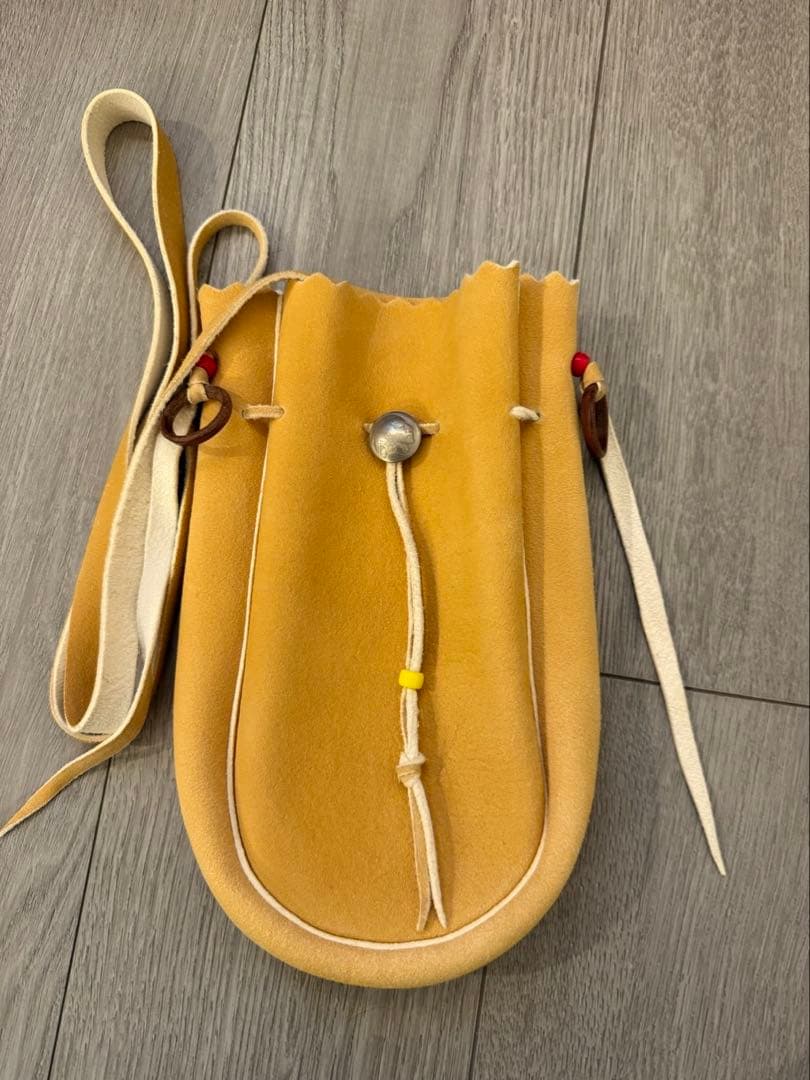 ゴローズ 巾着ポーチL スモーク