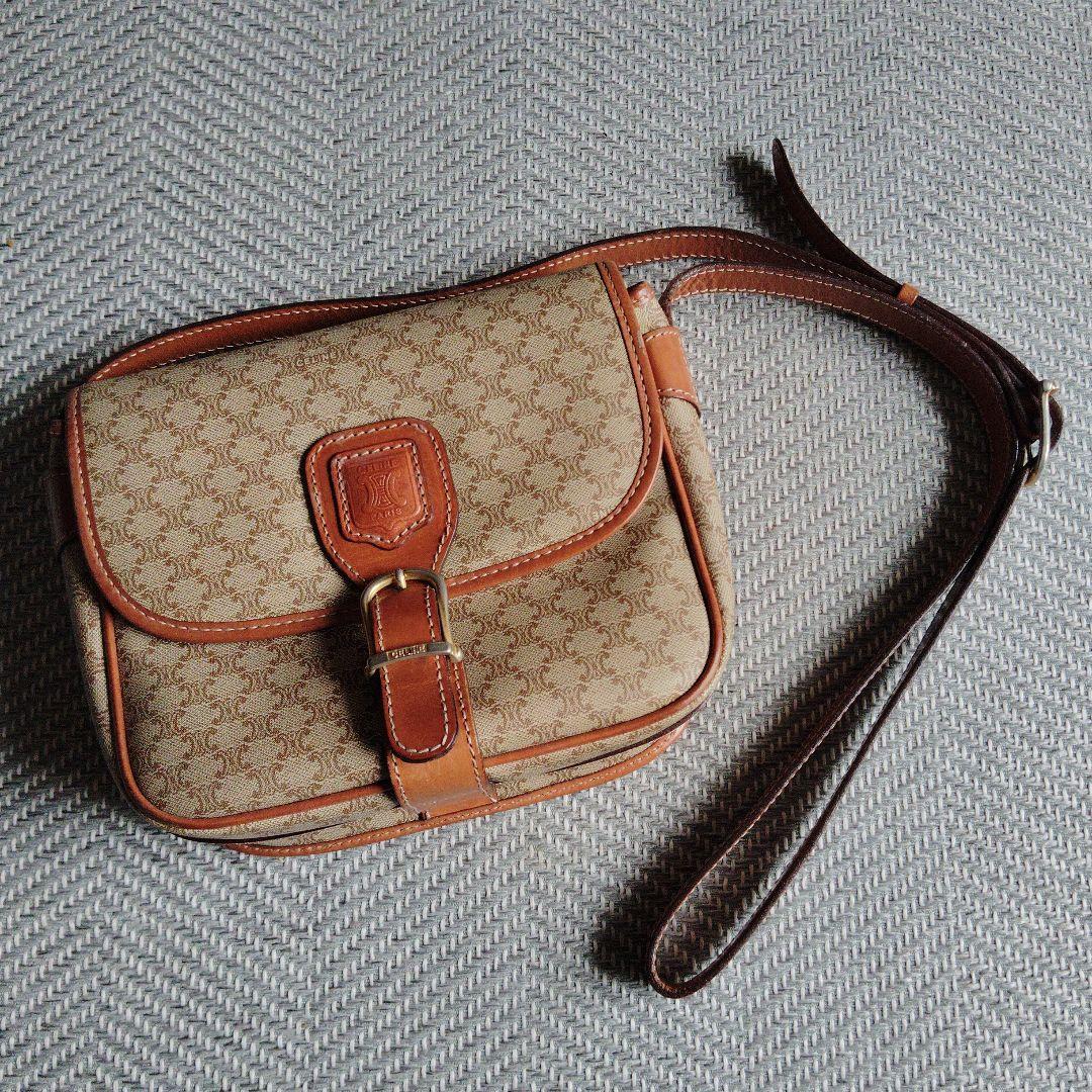 CELINE オールド セリーヌ ショルダーバッグ トリオンフ マカダム