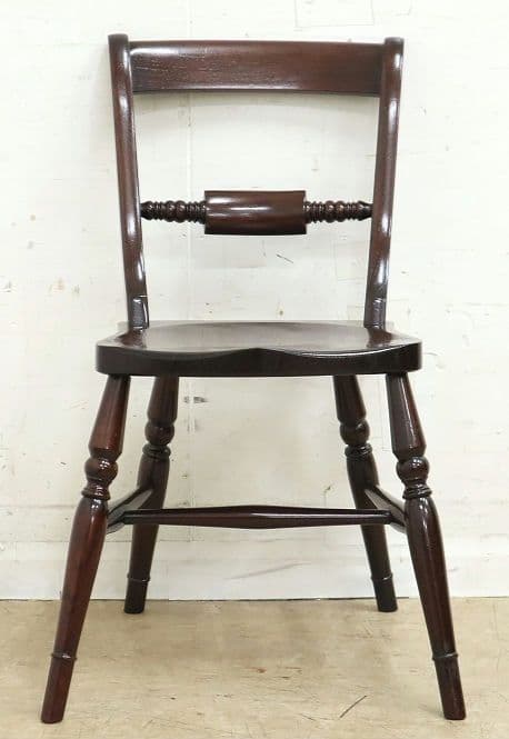 【九州民芸家具】B型 ワイコムチェア②・椅子◆ミズメザクラ材無垢・和モダン